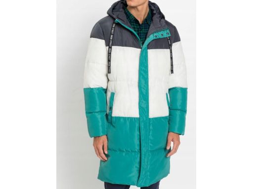 B.P.C długa kurtka męska pikowana z kapturem ^58