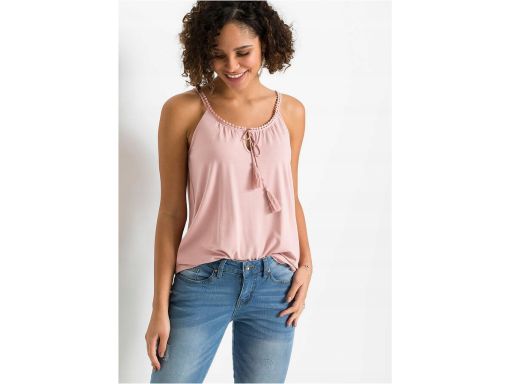 B.P.C top brudny róż z troczkami r.36/38