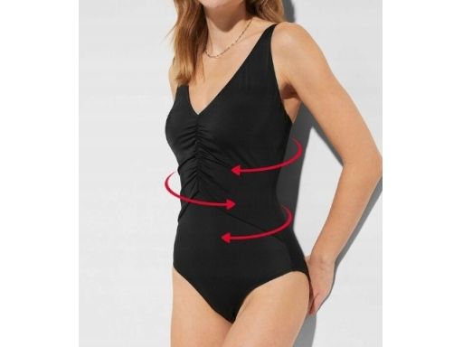 B.P.C kostium kąpielowy modelujący czarny r.46