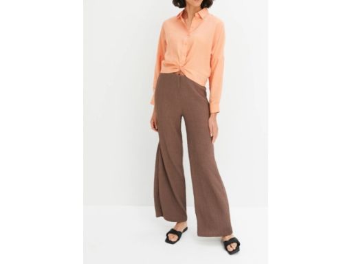 B.P.C bluzka koszulowa z wywinięciem brzoskwiniowa 48.