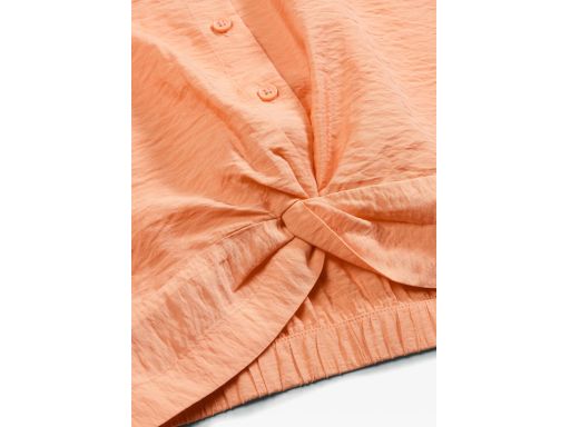 B.P.C bluzka koszulowa z wywinięciem brzoskwiniowa 48.