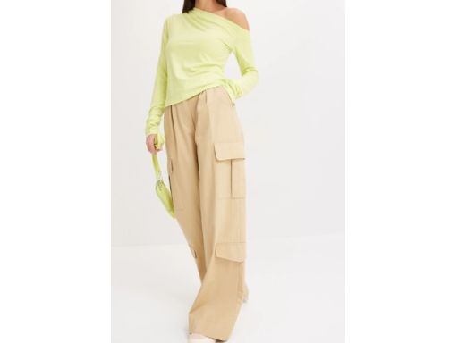 B.P.C bluzka asymetryczna limonkowa ^52/54