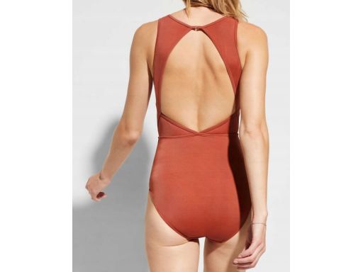 B.P.C kostium modelujący brązowy ze wstawkami z siateczki 42.