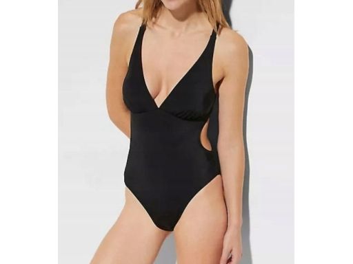 B.P.C kostium jednoczęściowy czarny sexy wycięcia 42.