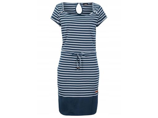 B.P.C sukienka shirtowa granatowa w paski r.44/46