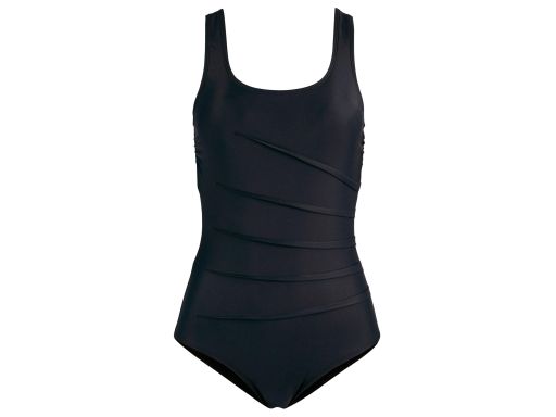 B.P.C kostium jednoczęściowy z zaszewkami czarny 46.