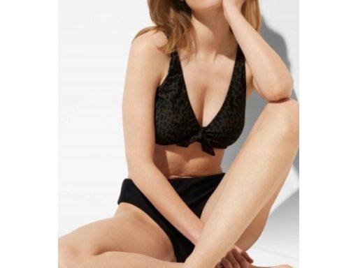 B.P.C bikini we wzory czarno-ciemnozielone r.46