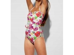 B.P.C kostium jednoczęściowy w kwiaty r.48