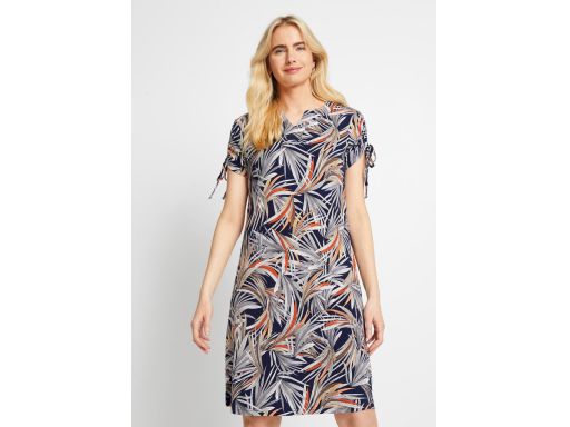 B.P.C sukienka we wzory prosta 48/50.