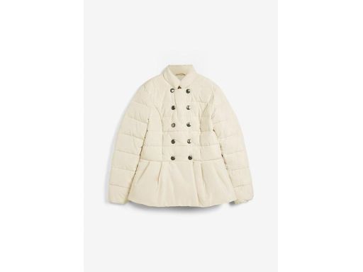 B.P.C kurtka pikowana jasny beż z baskinką r.46