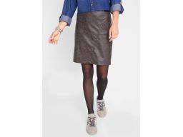 B.P.C spódnica z eko skóry brązowa cieniowana 36.