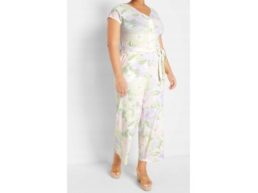 B.P.C kombinezon z dżerseju w kwiaty ^56/58