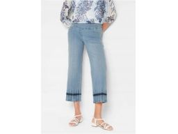 B.P.C spodnie jeansowe kuloty nadruk r.42