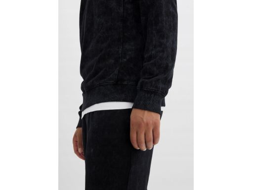B.P.C męska bluza czarna z efektem sprania r.3XL