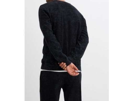 B.P.C męska bluza czarna z efektem sprania r.3XL