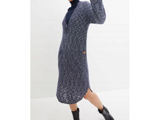 B.P.C sukienka dzianinowa z dużym dekoltem ^44/46