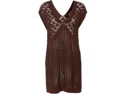 B.P.C sweter ażurowy brązowy r.44/46