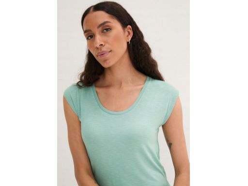 B.P.C sukienka prosta midi miętowa 36/38.