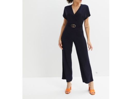 B.P.C granatowy kombinezon z klamrą r.52/54