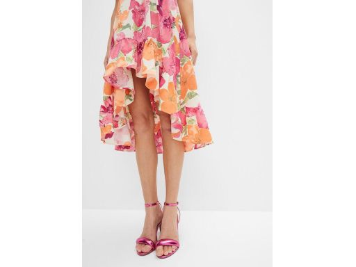 B.P.C asymetryczna sukienka w kwiaty r.48