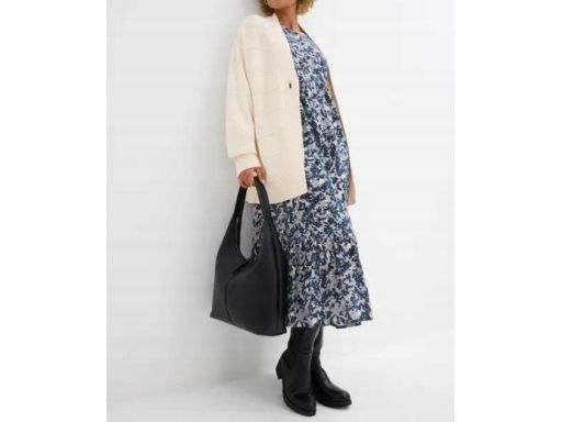 B.P.C kardigan beżowy na jeden guzik 56/58.