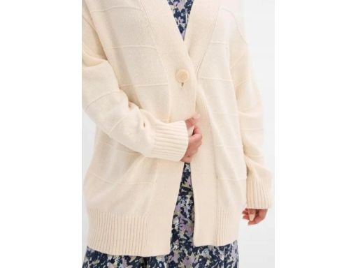 B.P.C kardigan beżowy na jeden guzik 56/58.