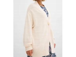 B.P.C kardigan beżowy na jeden guzik 56/58.