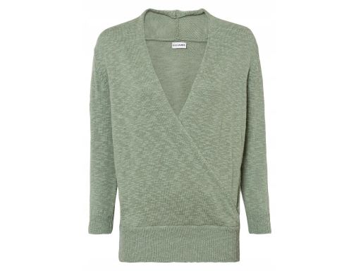 B.P.C sweter kopertowy miętowy 36/38.