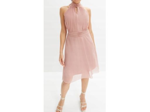 B.P.C siatkowa sukienka różowa ^44/46