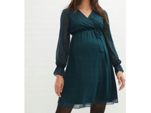 B.P.C sukienka ciążowa z siateczki butelkowa zieleń r.36/38