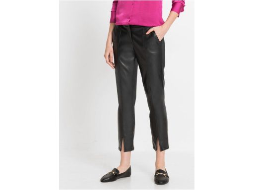 B.P.C spodnie ze sztucznej skóry z rozcięciem ^38