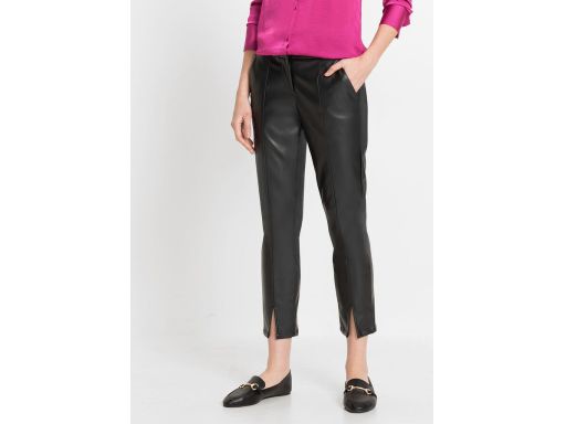 B.P.C spodnie ze sztucznej skóry z rozcięciem ^38