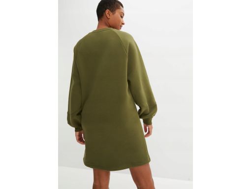 B.P.C sukienka dresowa oliwkowa khaki ^48/50