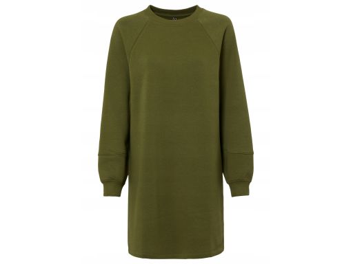 B.P.C sukienka dresowa oliwkowa khaki ^48/50