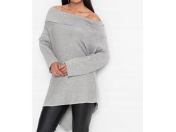 B,P.C sweter z asymetrycznym dołem r.40/42