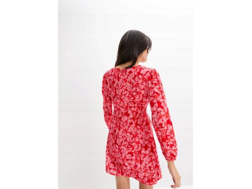 B.P.C sukienka z nadrukiem wiskoza z wycięciami ^52