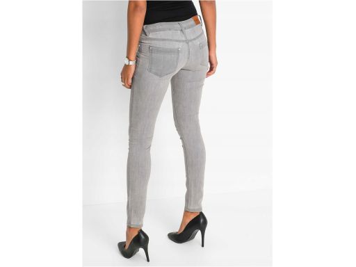 B.P.C szare spodnie jeansowe damskie skinny 50.