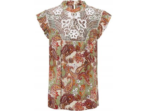 B.P.C bluzka wzorzysta koronka r.42