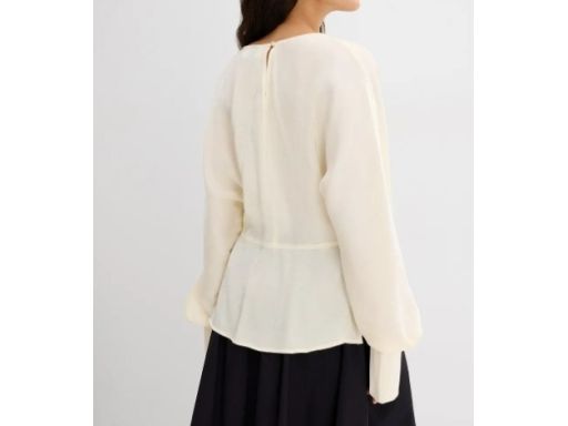 B.P.C satynowa śmietankowa bluzka 40.