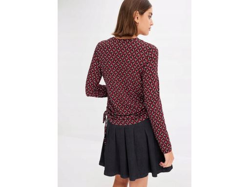 B.P.C bluzka we wzory z marszczeniem 36/38.