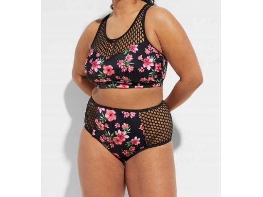 B.P.C bikini bustier z siateczką i z figami maxi r.40