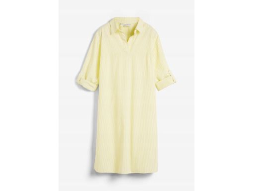 B.P.C bawełniana sukienka szmizjerka w paseczki żółte r.36