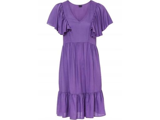 B.P.C sukienka marszczona fiolet 42.