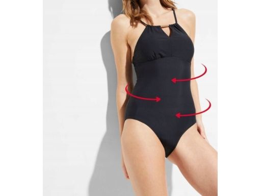 B.P.C kostium kąpielowy modelujący czarny 46.