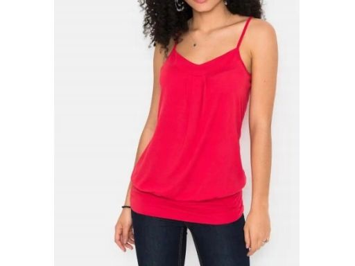 B.P.C czerwony top dłuższy r.40/42