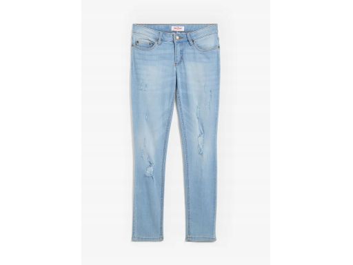 B.P.C jeansy skinny niebieski z przetarciami ^42