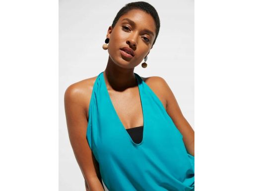 B.P.C tankini 3 części niebiesko-czarne 46.