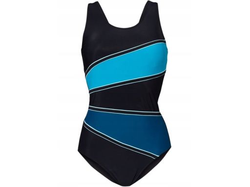 B.P.C kostium jednoczęściowy czarno-niebieski r.50