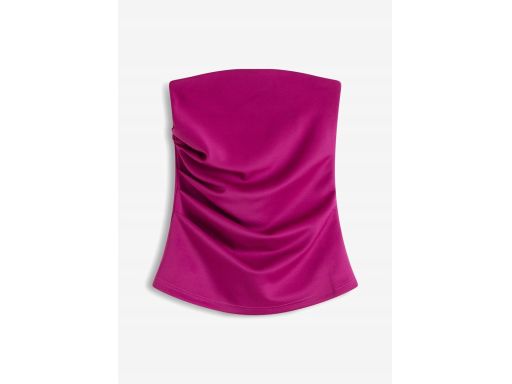 B.P.C bluzka top bandeau marszczony biskupi 44/46.