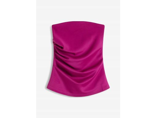 B.P.C bluzka top bandeau marszczony biskupi 44/46.